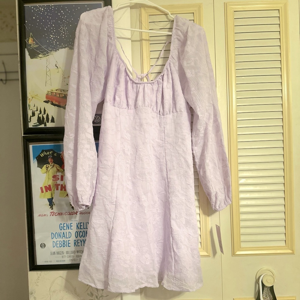 Women's Bishop Long Sleeve Fit and Flare Dress - Wild Fable™